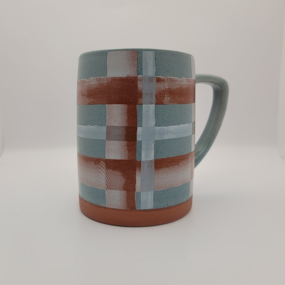 Autumn Plaid Ceramic 18oz. Coffee Tea Mug - Picture 5 of 10